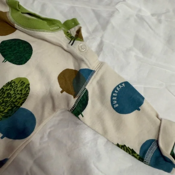 Burberry Baby Onesie and Hat Set - Picture 2 of 6